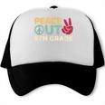 Peace Out 8th Grade Graduation Last Day Of School Trucker Cap