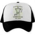 Please Be Patient With Me I'm From The 1900s Coffee Trucker Cap Please Be Patient With Me I'm From The 1900s Coffee Trucker Cap