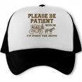 Please Be Patient With Me I'm From The 1900s Retro Horse Trucker Cap Please Be Patient With Me I'm From The 1900s Retro Horse Trucker Cap