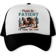 Please Be Patient I'm From The 1900s Stagecoach Western Vint Premium Tri-Blend Trucker Cap