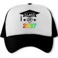 Pre-K -12th Grade Hand Prints Space Graduation Class Of 2037 Trucker Cap