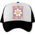 Preschool Graduation Graduate Cute Groovy Last Day Of Pre K Trucker Cap