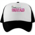 Prom Squad Prom Graduation Class Of 2024 Leopard Matching Trucker Cap
