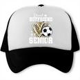 Proud Boyfriend Of A 2026 Senior Soccer Graduation Leopard Trucker Cap