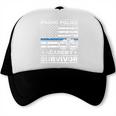 Proud Police Academy Survivor Graduation Trucker Cap