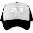 Retro Senior 2027 Girl Coquette Bow Class Of 2027 Graduation Trucker Cap