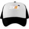 Senior 18 High School Graduation Eighteen Year Old Grad Trucker Cap