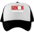 Senior 2018 Valedictorian School Colors Graduation Trucker Cap
