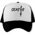 Senior 2021 Lacrosse Sticks And Ball Graduation Trucker Cap