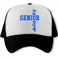 Senior 2024 Graphic Class Of 2024 Graduation Graphic Trucker Cap