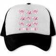 Senior 2025 Coquette Pink Bow Class Of 2025 Graduation Girls Trucker Cap