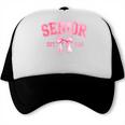 Senior 2026 Coquette Pink Bow Class Of 2026 Graduation Girls Trucker Cap