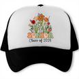 Senior 2026 Graduate Class Of 2026 Wildflowers Graduation Trucker Cap