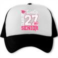 Senior 2027 Class Of 2027 Pink Coquette Bow Graduation Girl Trucker Cap