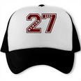 Senior 2027 Maroon Senior Class Of 27 Jersey Graduation Trucker Cap