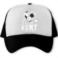 Senior Aunt Class Of 2026 Soccer Graduation Heart Trucker Cap