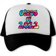 Senior Year 2022 Class Of 2022 Graduation Tie Dye Groovy Trucker Cap