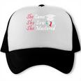 She Came She Saw She Mastered Graduation Trucker Cap