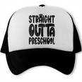 Straight Outta Preschool Graduation Cap Gown 2022 Cute Trucker Cap