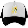 Sunflower Teach Love Inspire Cool Graduation Teacher School Trucker Cap