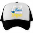 i Survived My Fiance's Masters Degree Graduation Gifts Trucker Cap