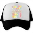 i Survived My Fiance's Nursing Degree Graduation Groovy Premium Trucker Cap