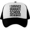 I Survived Graduate School Class Of 2018 Graduation Trucker Cap