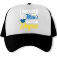 i Survived My Moms Doctoral Degree Graduation Gifts Trucker Cap