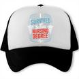 I Survived My Sister'S Nursing Degree Sis Nurse Graduation Trucker Cap