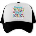 Teacher Happy Last Day Of School Women Men Graduation Trucker Cap