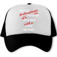 Woman Law Degree Graduation Diploma Party Trucker Cap