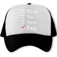 Women Lawyer Attorney Law School Graduation Lawyer Trucker Cap