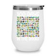 100 Days In The Books English Reading Teacher 100th Day Kids Wine Tumbler