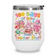 100th Day Of School Teacher 100 Days Coffee Books Wine Tumbler