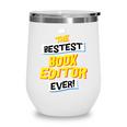 Best Book Editor Job Occupation Premium Tri-Blend Wine Tumbler