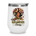 Big Cancer Energy Woman Camo Zodiac Book Teacher Wine Tumbler