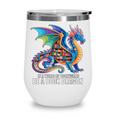 Be a Book Dragon Reading Wine Tumbler