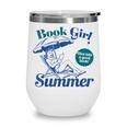 Book Girl Summer Bookish Beach Wine Tumbler