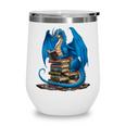 Book Lover Bookworm Reading Books Dragon Premium Tri-Blend Wine Tumbler