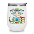 Book Lover Reading Iguana Wine Tumbler