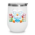 Book Lover Reading Penguin Wine Tumbler