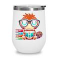 Book Lover Reading Platypus Wine Tumbler