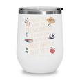 Book Lover Tomorrow Quote Anne Shirley Wine Tumbler