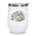 Book Are My Therapy Aesthetic Bookish Reading Wine Tumbler
