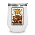 Book Reading Tarot Card The Reader Wine Tumbler Book Reading Tarot Card The Reader Wine Tumbler