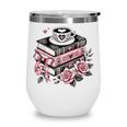 All Booked For Valentine's Coquette Bow Books Teacher Girly Wine Tumbler All Booked For Valentine's Coquette Bow Books Teacher Girly Wine Tumbler