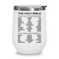 The Books Of The Bible Old And New Testament Complete List Wine Tumbler The Books Of The Bible Old And New Testament Complete List Wine Tumbler