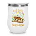 Books And Crested Gecko Owner Crestie Lover Wine Tumbler