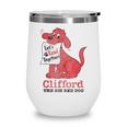Clifford The Big Red Dog Let's Read Together Vintage Book Wine Tumbler