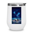 Cosmic Botanical Book Lover Reading Wine Tumbler Cosmic Botanical Book Lover Reading Wine Tumbler